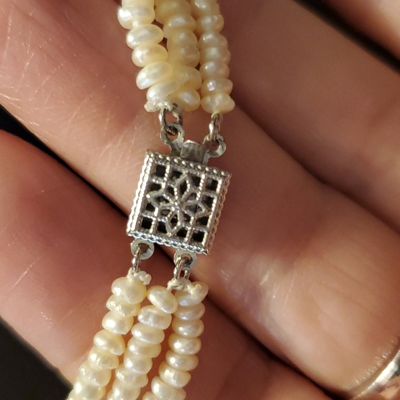 Real pearl necklace see video - Picture 4 of 5